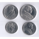 1950 - Vaticano Serie completa 4 monete  Anno Santo Fior di Conio